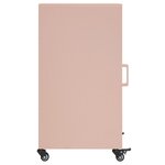 vidaXL Buffet rose 36x39x72 cm acier