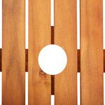 vidaXL Ensemble à manger de jardin 5 Pièces avec coussins Acacia solide