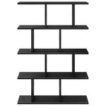 vidaXL Étagère cube murale 12 compartiments noir bois d'ingénierie