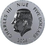 Pièce de monnaie en Argent 5 Dollars g 62.2 (2 oz) Millésime 2026 Lithuanian Lunar Year YEAR OF THE HORSE