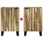 vidaXL Meuble de salle de bain Marron et Noir 38 x 33.5 x 58 cm