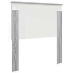 vidaXL Tête de lit Gris Sonoma 90 cm Bois d'ingénierie