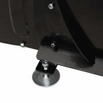 vidaXL Chasse-neige pour VTT 150x38 cm Noir