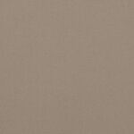 vidaXL Coussins de chaise de jardin à dossier bas lot de 2 taupe