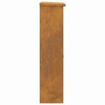 vidaXL Boîte de dépôt de colis Rouillé 44.5 x 29 x 110.5 cm