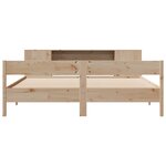vidaXL Lit bibliothèque sans matelas 180x200 cm bois massif de pin