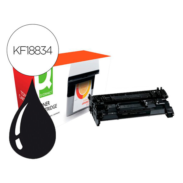 Q-connect toner laser - compatible Canon LBP214-HY - Noir - 9200p