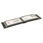 Album Firmo L pour ranger 108 billets de banque  lettres  photos. Couleur - Bordeaux