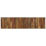 vidaXL Tête de lit multicolore 200 cm bois massif récupération
