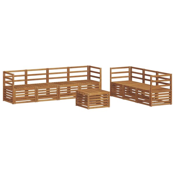 vidaXL Ensembles de canapés 8 pc Naturel Bois d'Acacia Massif
