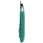 vidaXL Tête de lit suspendue Avec lumière LED Turquoise Velours