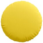 vidaXL Coussins de siège 2 Pièces Jaune clair Ø80 x 29 cm tissu