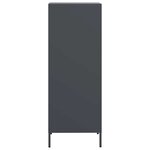 vidaXL Buffet haut anthracite 39x35x103 5 cm acier