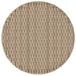 vidaXL Ensemble de bistro 3 Pièces coussins mélange beige résine tressée