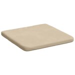 vidaXL Coussins de siège 4 Pièces Crème 40 x 40 x 3 cm