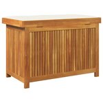 vidaXL Boîte à coussins d'extérieur 90x50x60 5 cm bois massif d'acacia