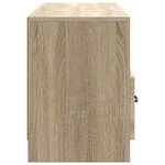 vidaXL Meuble TV Chêne Sonoma 102 x 34 5 x 47 cm Bois d'ingénierie