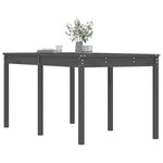 vidaXL Table de jardin gris 159 5x82 5x76 cm bois massif de pin