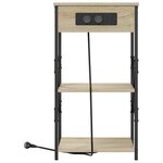 vidaXL Cabinet de chevet 2 Pièces Chêne sonoma 41 x 31 x 76 cm