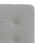 vidaXL Chaises à manger lot de 6 gris nuage tissu