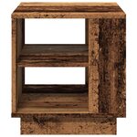 vidaXL Table basse vieux bois 40x40x43 cm bois d'ingénierie