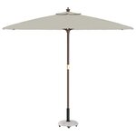 vidaXL Pied de parasol Gris clair et noir 45 x 45 x 40 cm