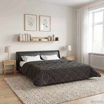 vidaXL Duvet d'hiver 200 x 240 cm Hiver Anthracite Respirant