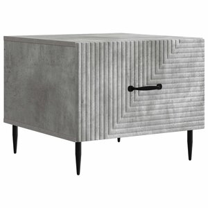 vidaXL Table basse Gris béton 49 x 50 x 40 cm Bois d'ingénierie