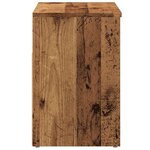 vidaXL Banc à chaussures vieux bois 60x30x45 cm bois d'ingénierie