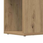 vidaXL Centre de divertissement Marron 80 x 24 x 124 cm