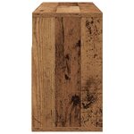 vidaXL Basboard avec tiroir Bois ancien 72 x 22 5 x 38 cm