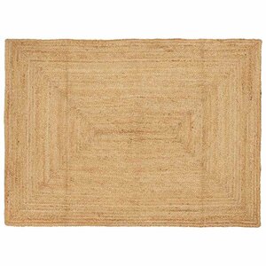 vidaXL Tapis Beige 120 x 170 cm Jute