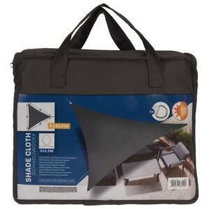 ProGarden Toile d'ombrage 3x3x3 m gris triangulaire