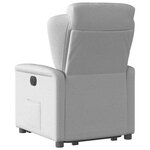 vidaXL Fauteuil inclinable gris nuage tissu