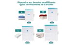 Set de 12 housses de rangement sous vide avec pompe  (3 maxi  3L  3M  3S)