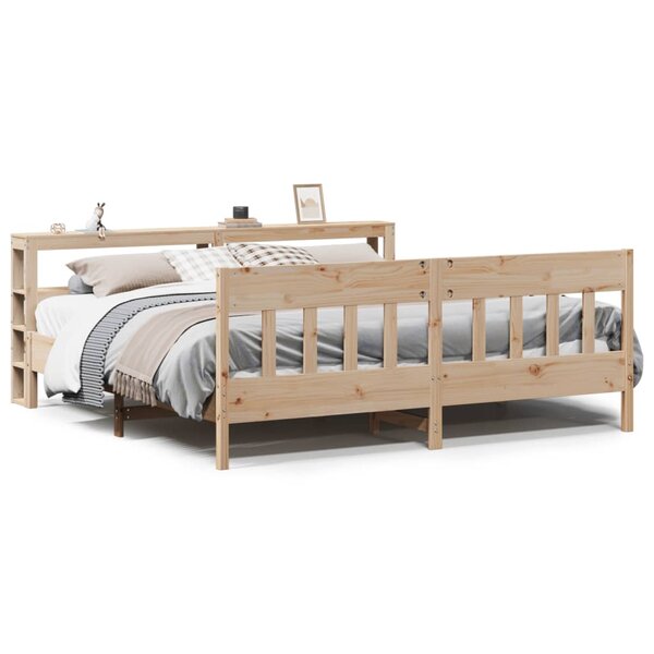 vidaXL Cadre de lit sans matelas 180x200 cm bois massif de pin