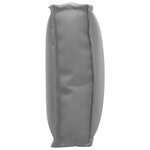 vidaXL Coussin de palette pour dossier gris 60 x 40 x 12 cm  tissu Oxford