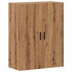 vidaXL Armoire murale chêne artisanal 69 5x34x90 cm