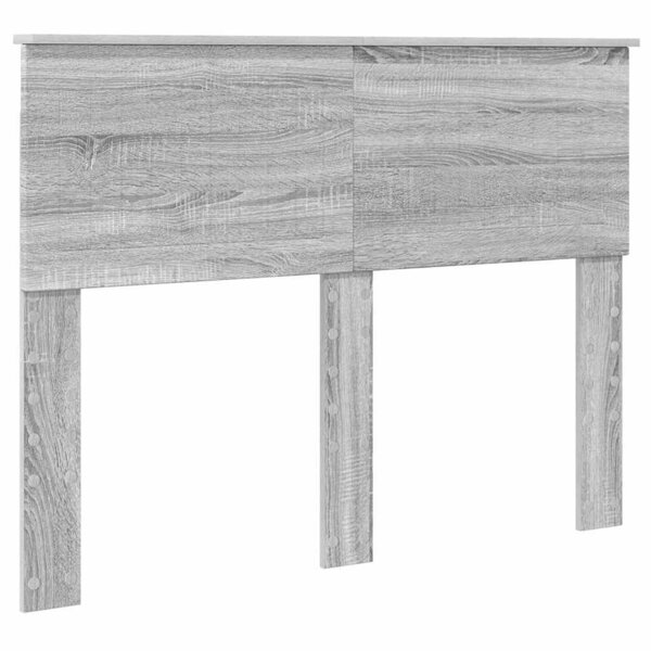 vidaXL Tête de lit Gris Sonoma 135 cm Bois d'ingénierie