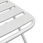 vidaXL Chaises de jardin pliantes 2 Pièces Blanc Acier