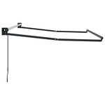 vidaXL Cadre de store rétractable manuel Anthracite 3 x 2 m Aluminium