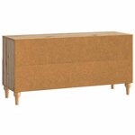 vidaXL Meuble TV 102 x 34 5 x 50 cm Chêne Artisanal Bois d’ingénierie