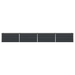 vidaXL Jardinière Anthracite 480 x 50 x 45 cm Acier galvanisé