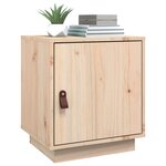 vidaXL Tables de chevet 2 Pièces 40x34x45 cm Bois de pin massif
