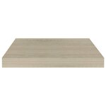 vidaXL Étagères murales flottantes 4 Pièces chêne 40x23x3 8 cm MDF