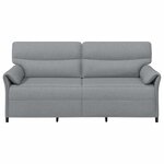 vidaXL Canapé 100  polyester  cadre en métal  MDF  Contreplaqué