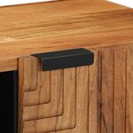 Meuble TV vidaXL 80x31 5x46 cm en bois d'acacia massif