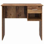 vidaXL Bureau Bois Ancien 90 x 49 x 75 cm Bois d'ingénierie