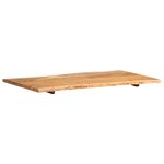 vidaXL Dessus de table Bois d'acacia massif 100x(50-60)x2 5 cm