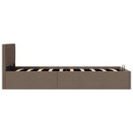 vidaXL Cadre de lit à rangement hydraulique sans matelas 90x200 cm